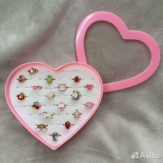 Набор колец (18 шт.) для девочек