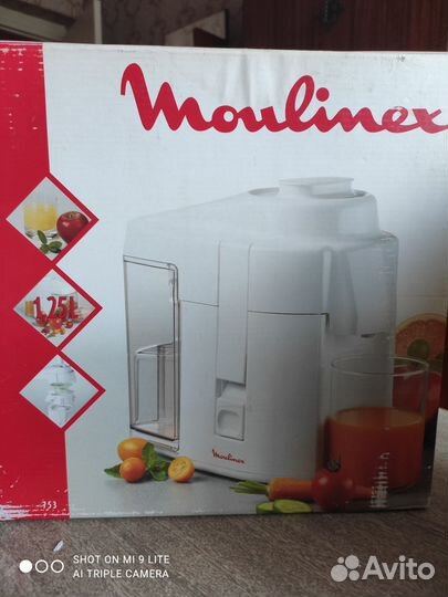 Соковыжималка moulinex