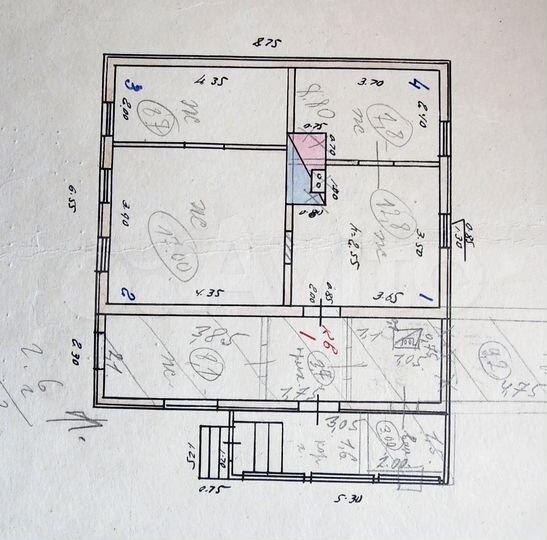 Дом 76,2 м² на участке 12,5 сот.