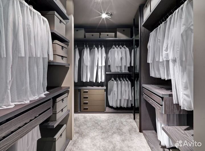 Гардеробная Белая