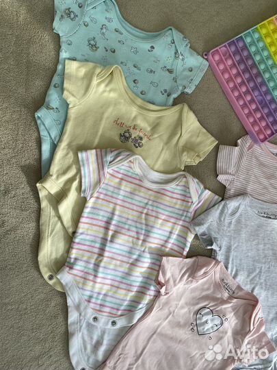 Боди для девочки 0-3 месяца