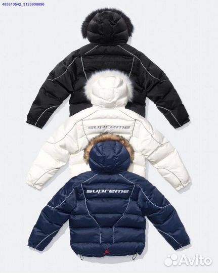 Пуховик от Jordan x Supreme (Арт.27698)
