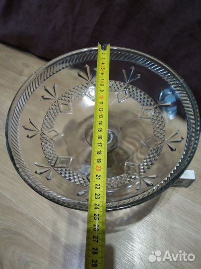 Антикварная ваза стекло