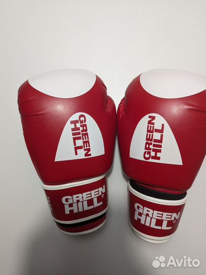 Боксерские перчатки 14 oz green hill