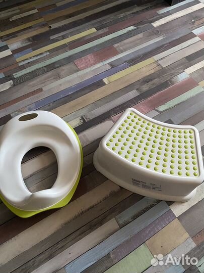 Детское сидение на унитаз и подставка IKEA