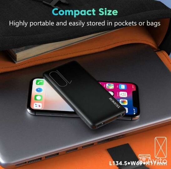 Зарядное устройство повербанк Romoss 10000