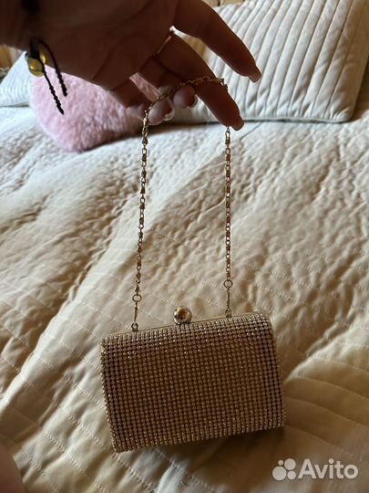 Золотой Клач в стразах на торжественный случай