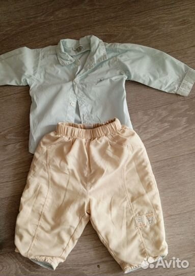 Вещи пакетом на мальчика 62 68