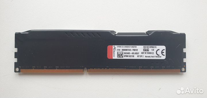 Оперативная память Kingston Hyperx Fury hx316c10fb
