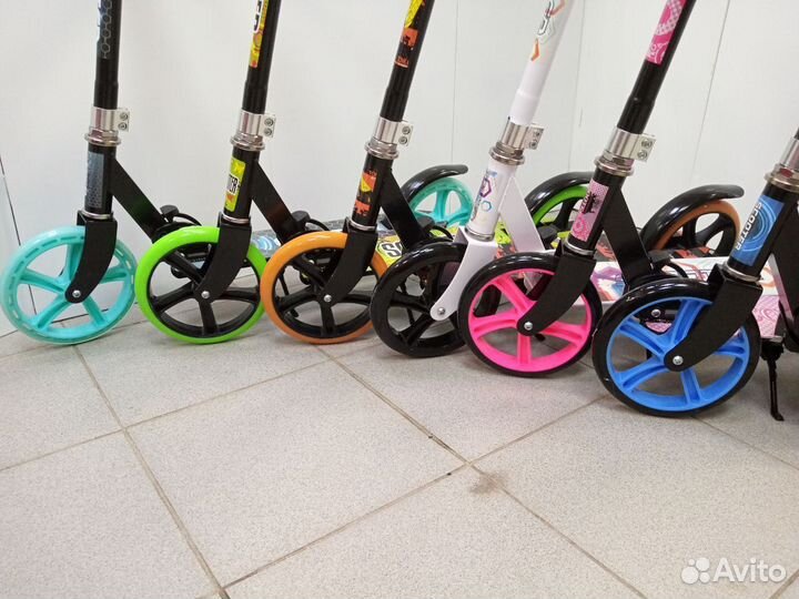 Самокат двухколесный подростковый