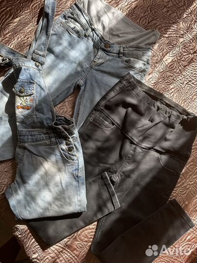 Пакет вещей для беременных, джинсы (44 размер)