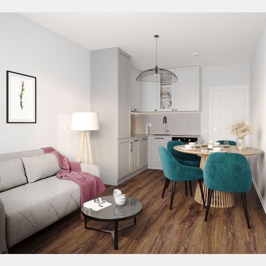1-к. квартира, 36,7 м², 12/25 эт.