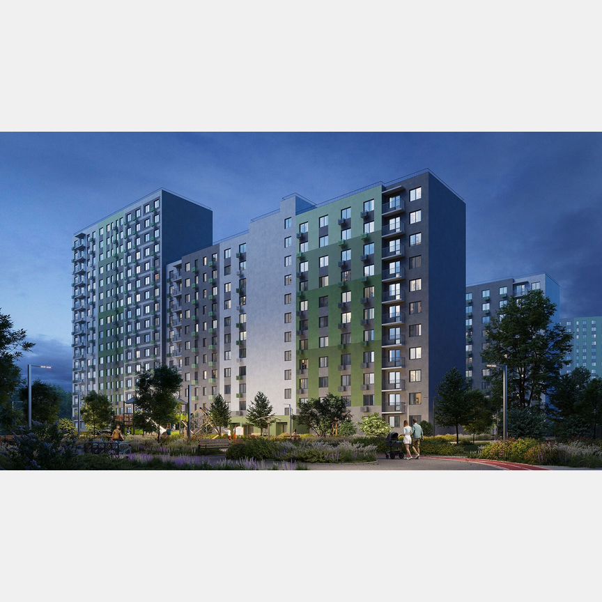 3-к. квартира, 62 м², 11/16 эт.