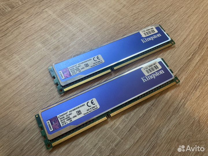 Оперативная память Kingston HyperX blu, 4/8 гб