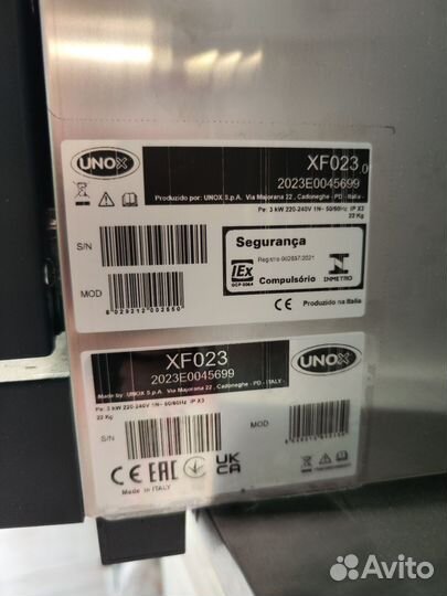 Печь конвекционная unox XF 023. Духовой шкаф