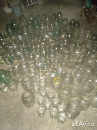 Банки стеклянные разные б.у
