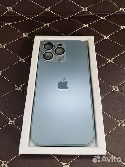 Чехол для iPhone 13/14 pro max матовое стекло