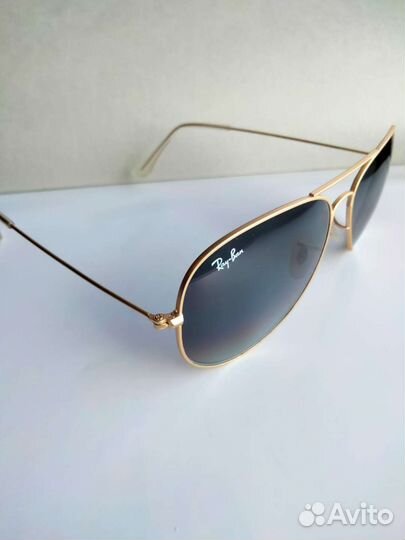 Солнцезащитные очки Рей Бен авиатор капли