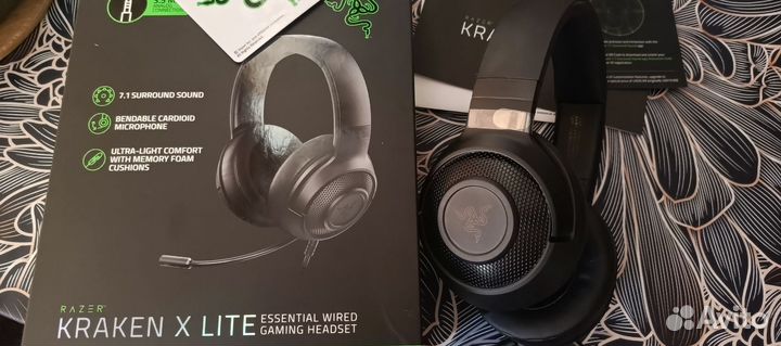 Игровые наушники razer