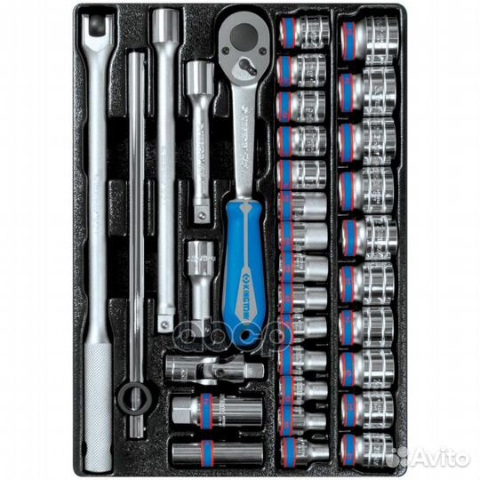 9-4333MR03 набор торцевых головок 1/2'' с прин