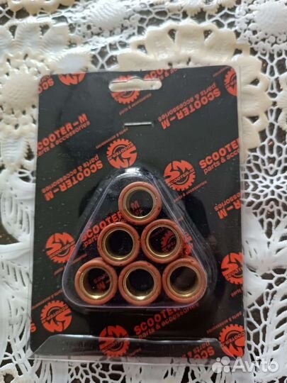 Ролики вариатора 17х12 6,5 гр Scooter-M