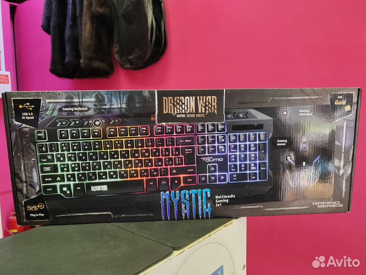 Игровой набор клавиатура+мышь