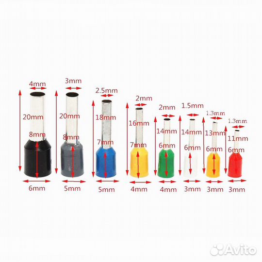 Набор обжимных наконечников
