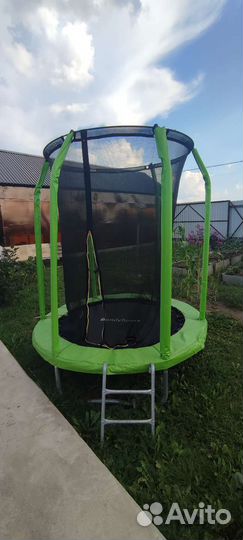 Детский батут с сеткой бу
