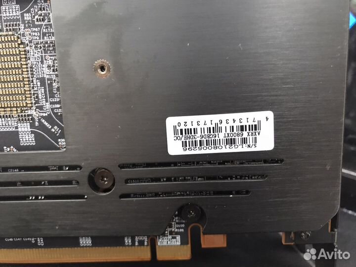 Видеокарта power color RX 6800XT 16G