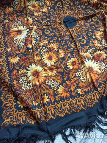 Павловопосадский платок новый