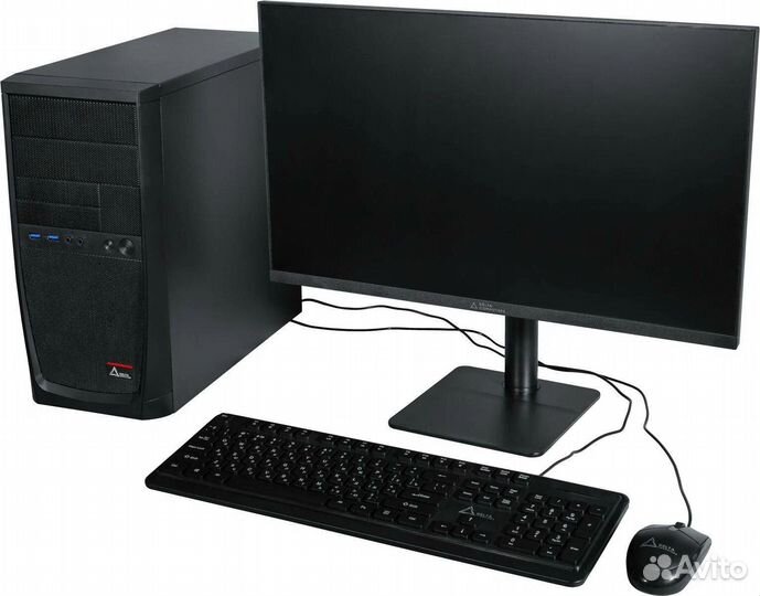 Монитор Delta Computers Сова OM238I черный