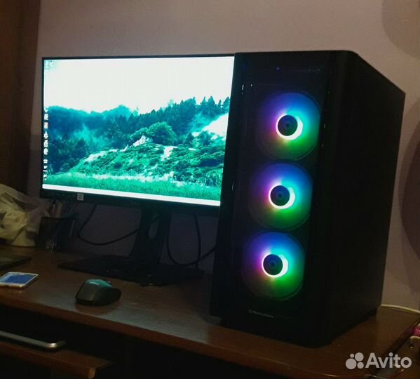 Компьютер Intel Core i7-9700K с монитором