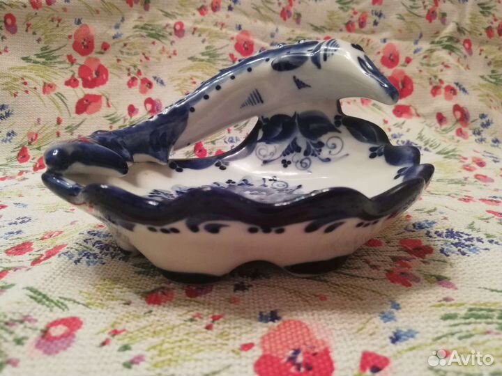 Блюдо гжель