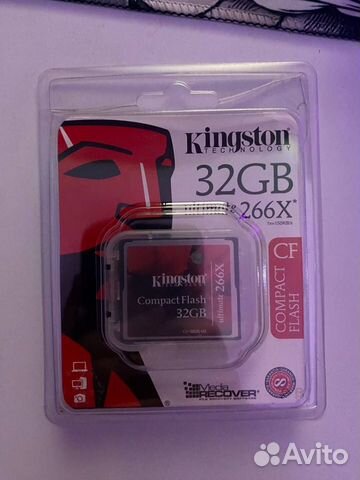 Карта памяти compact flash Kingston 32gb