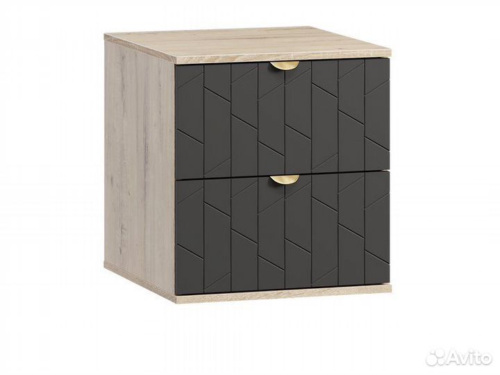 Тумба прикроватная Монблан-1 Angle Grafit