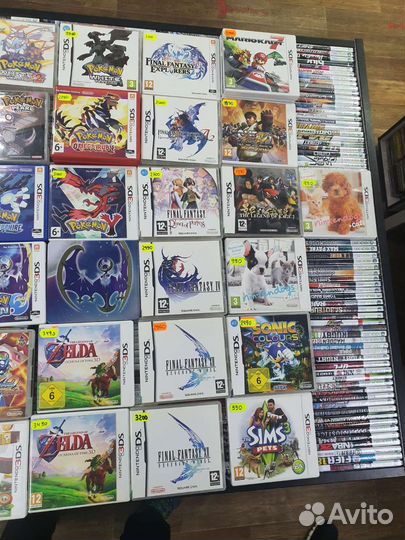 Nintendo DS 3DS Pokemon, Final Fantasy коллекция