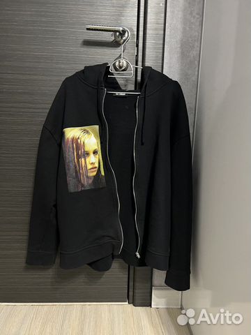 raf simons christiane f zip hoodie