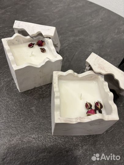 Ароматическая свеча ручной работы