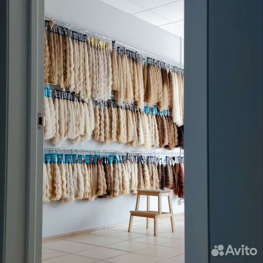 Волосы для наращивания в срезах