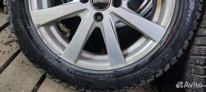 R16 Cordiant Snow Cross 195/55, PCD 4x100 DIA 54.1