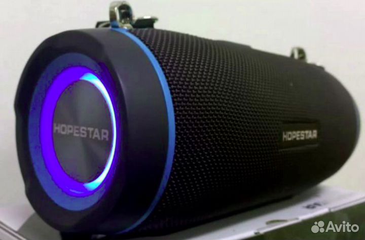 Колонка Hopestar H45 Party Темно Серая + Подсветка