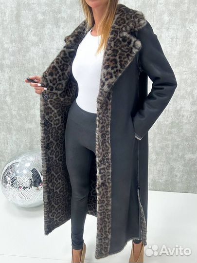 Дубленка женская зимняя 46 48 50 52 54