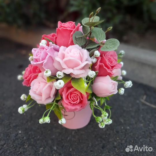 Букет цветов из мыла