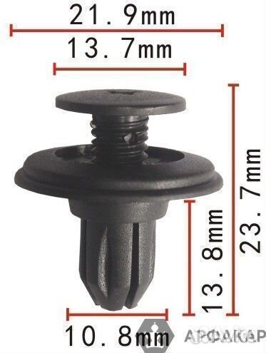 Крепёж автомобильный, пистон, клипса Infiniti, Nis