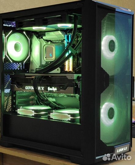 Игровой компьютер с монитором. RTX 4070 Ti