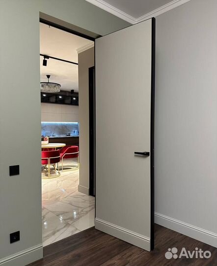 Скрытая дверь в размере