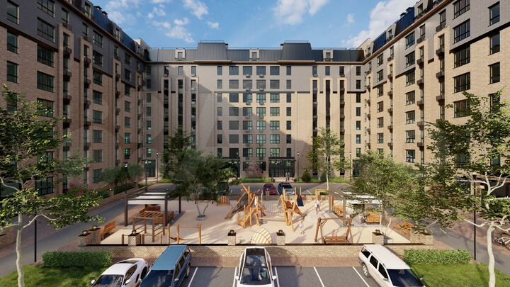 2-к. квартира, 56,9 м², 1/8 эт.