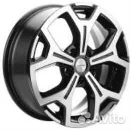 Диски Khomen KHW 1710 6.5x17 5*120 ET60 DIA65.1 Black-FP Литой