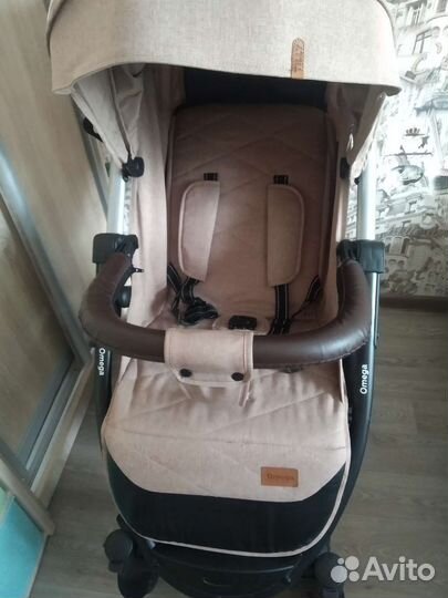 Прогулочная коляска (бежевая)