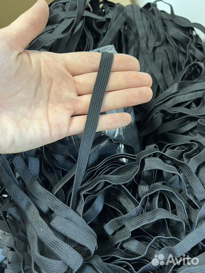 Резинка 1см черная